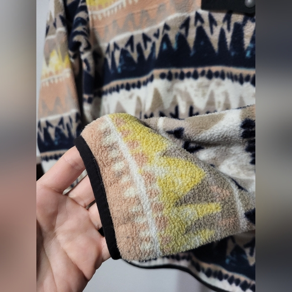 Patagonia Synchilla Snap-T Pullover Bandicoot Marrow Print Women's Size X-Small - Picture 5 of 8